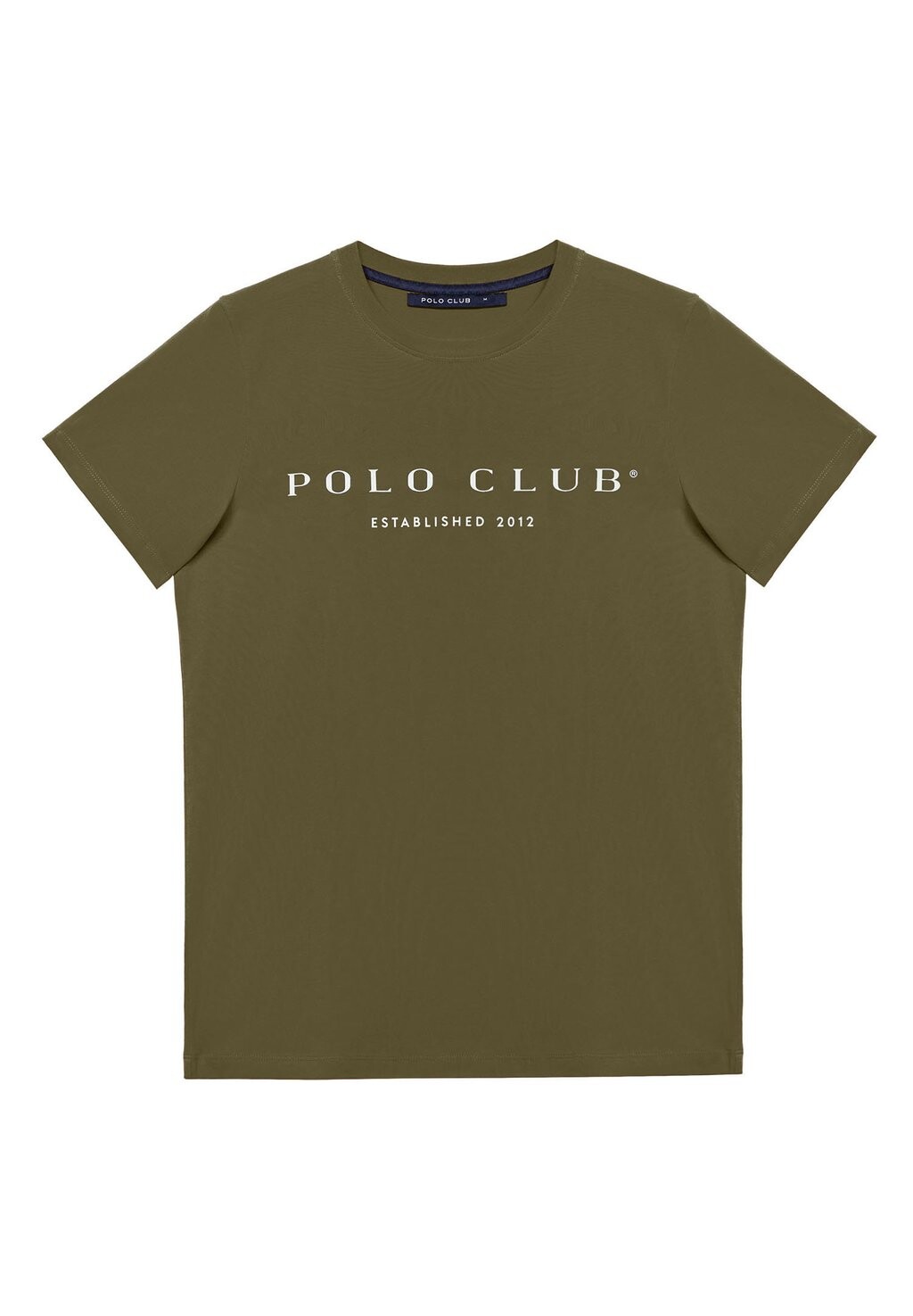 

Футболка с принтом Polo Club, хаки