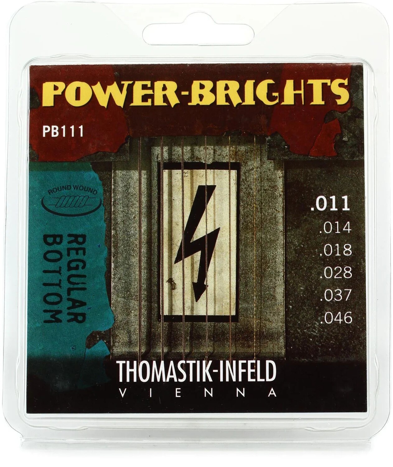 

Струны для электрогитары Thomastik-Infeld PB111 Power-Brights — .011-.046 средние