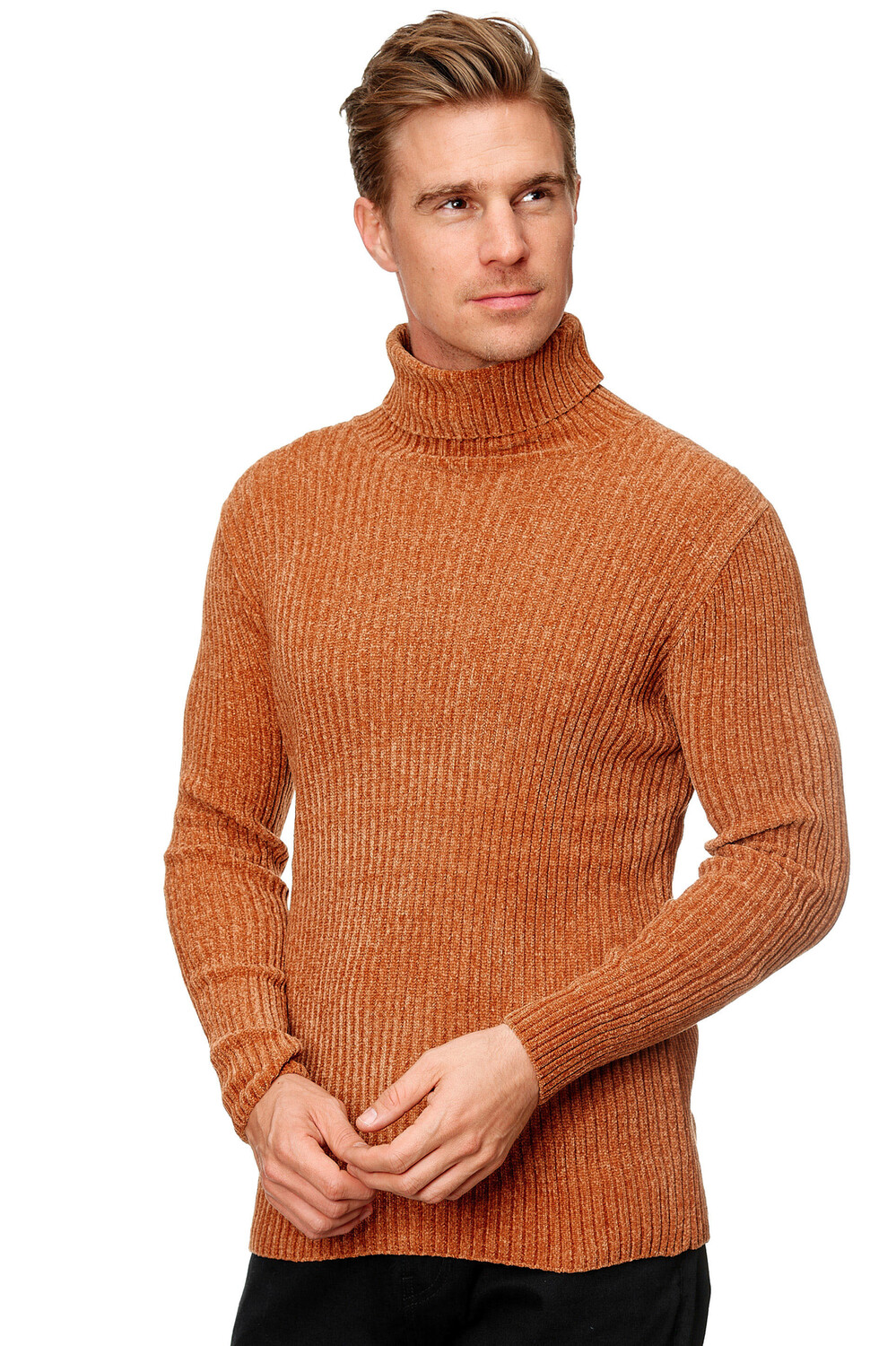 

Лонгслив Uniplay Pullover Rollkragen s Komfort Retro, цвет Mittelbraun