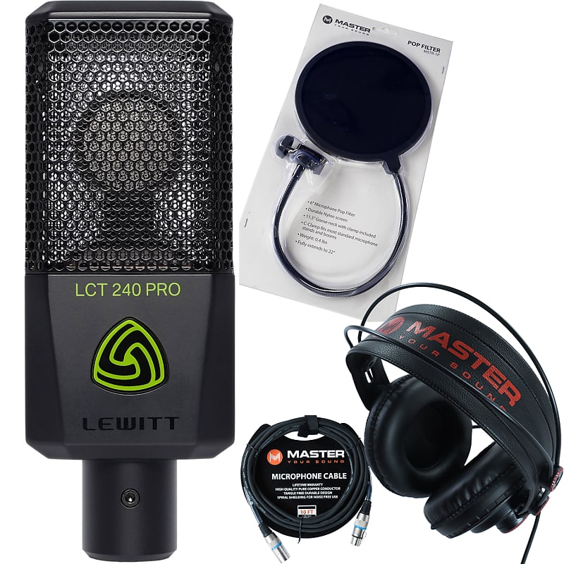 Студийный конденсаторный микрофон Lewitt LCT 240 PRO BK цена и фото