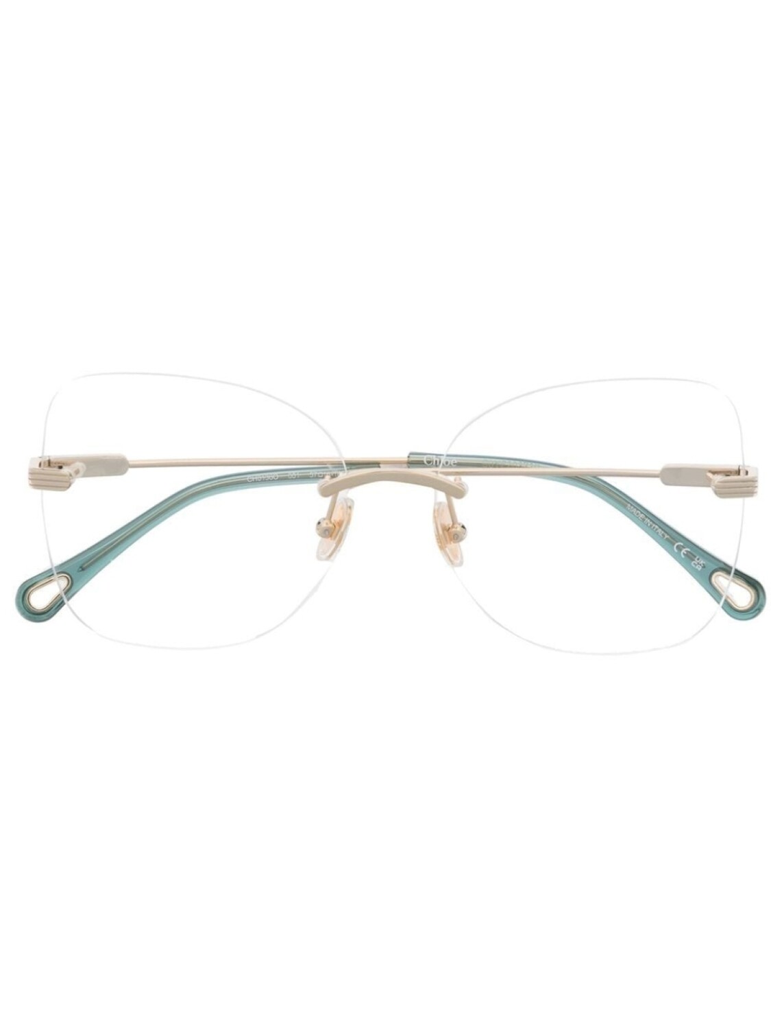 

Chloé Eyewear очки в оправе 'кошачий глаз', золотой
