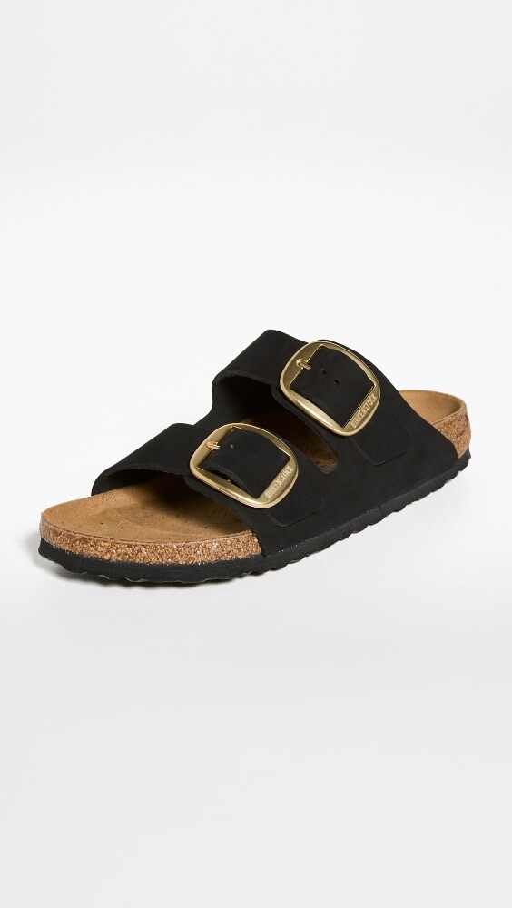 

Сандалии Birkenstock Arizona Big Buckle Gold, черный