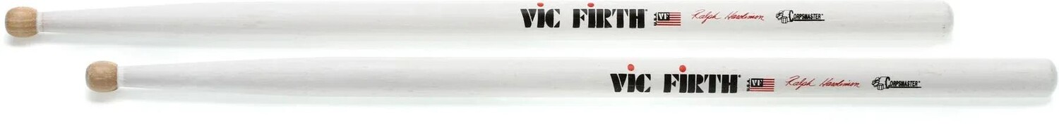 

Маленькие палочки Vic Firth Corpsmaster Signature - Ральф Хардимон - деревянный наконечник