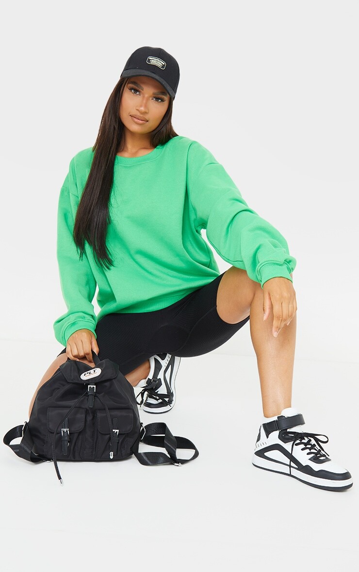 

PrettyLittleThing Зеленый свитшот оверсайз