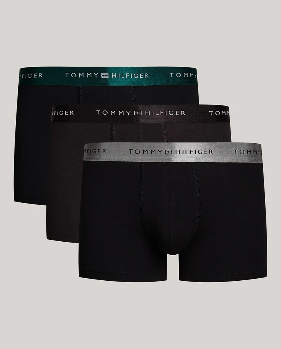

Набор из 3 боксеров из микрофибры Tommy Hilfiger, черный