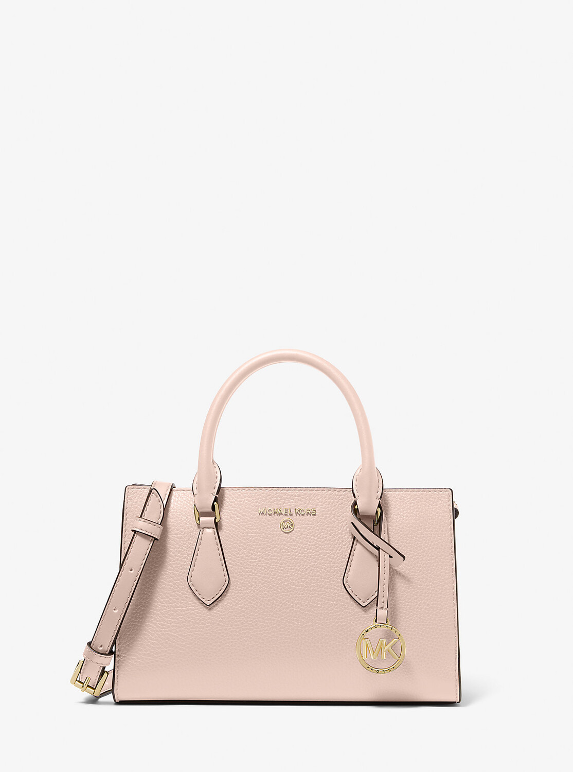 

Маленькая сумка-портфель Valerie из шагреневой кожи Michael Kors, розовый