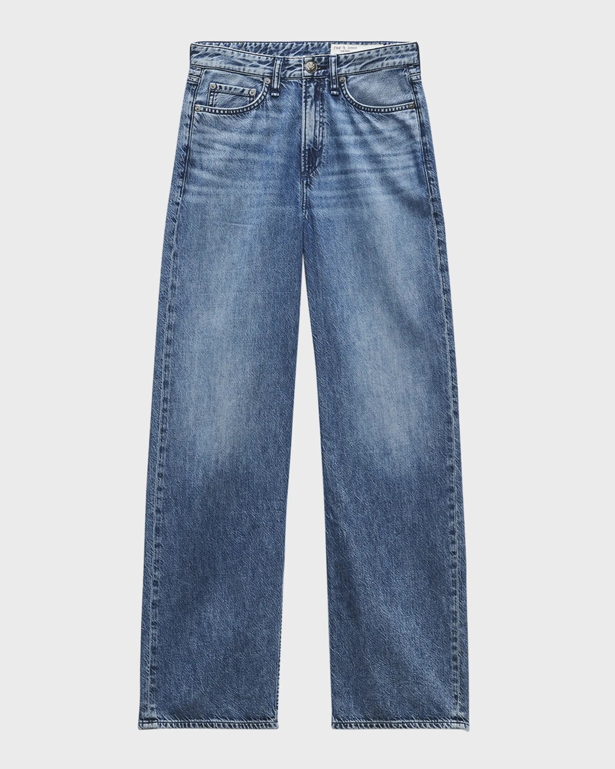 

Легкие джинсы широкого кроя Logan Rag & Bone, цвет River
