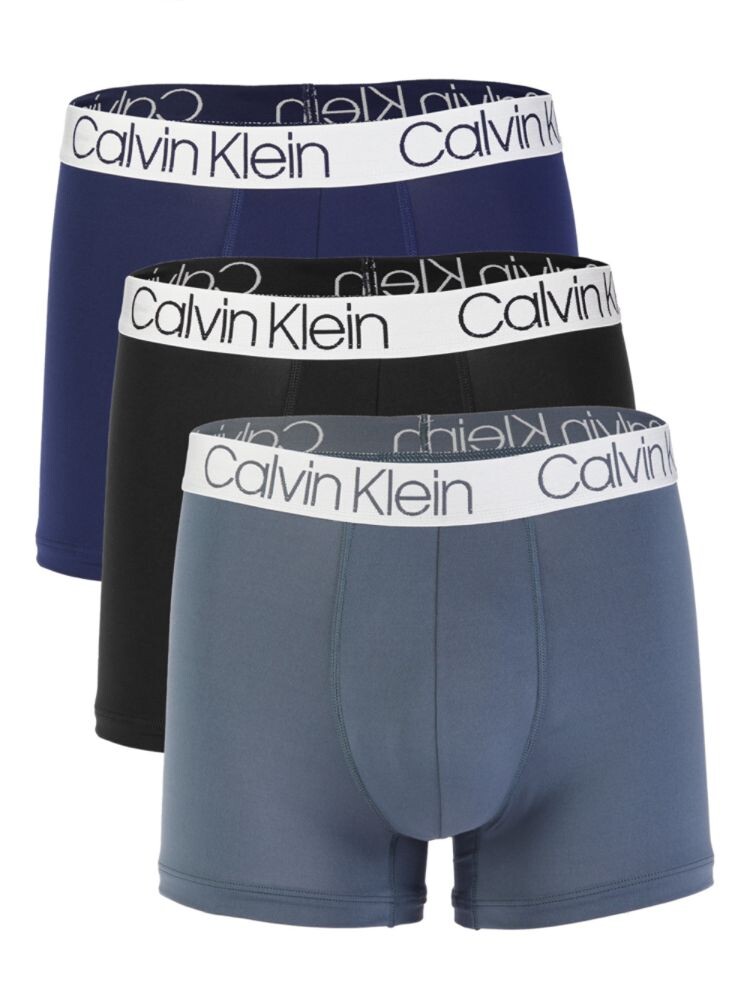 

Комплект из 3 трусов-боксеров Calvin Klein, цвет Blue Multi