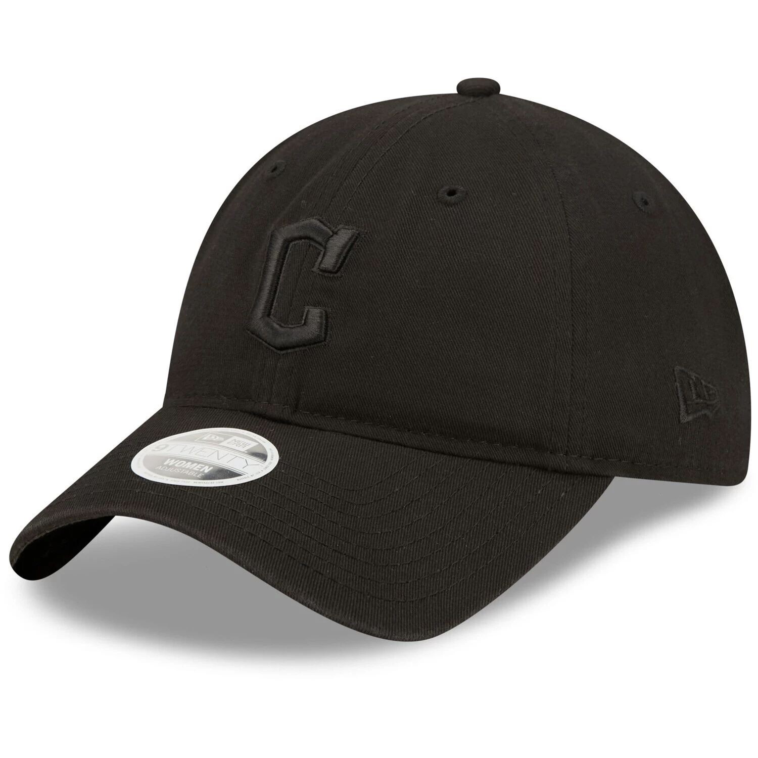 

Женская регулируемая кепка New Era Cleveland Guardians Black on Black Core Classic II 9TWENTY New Era