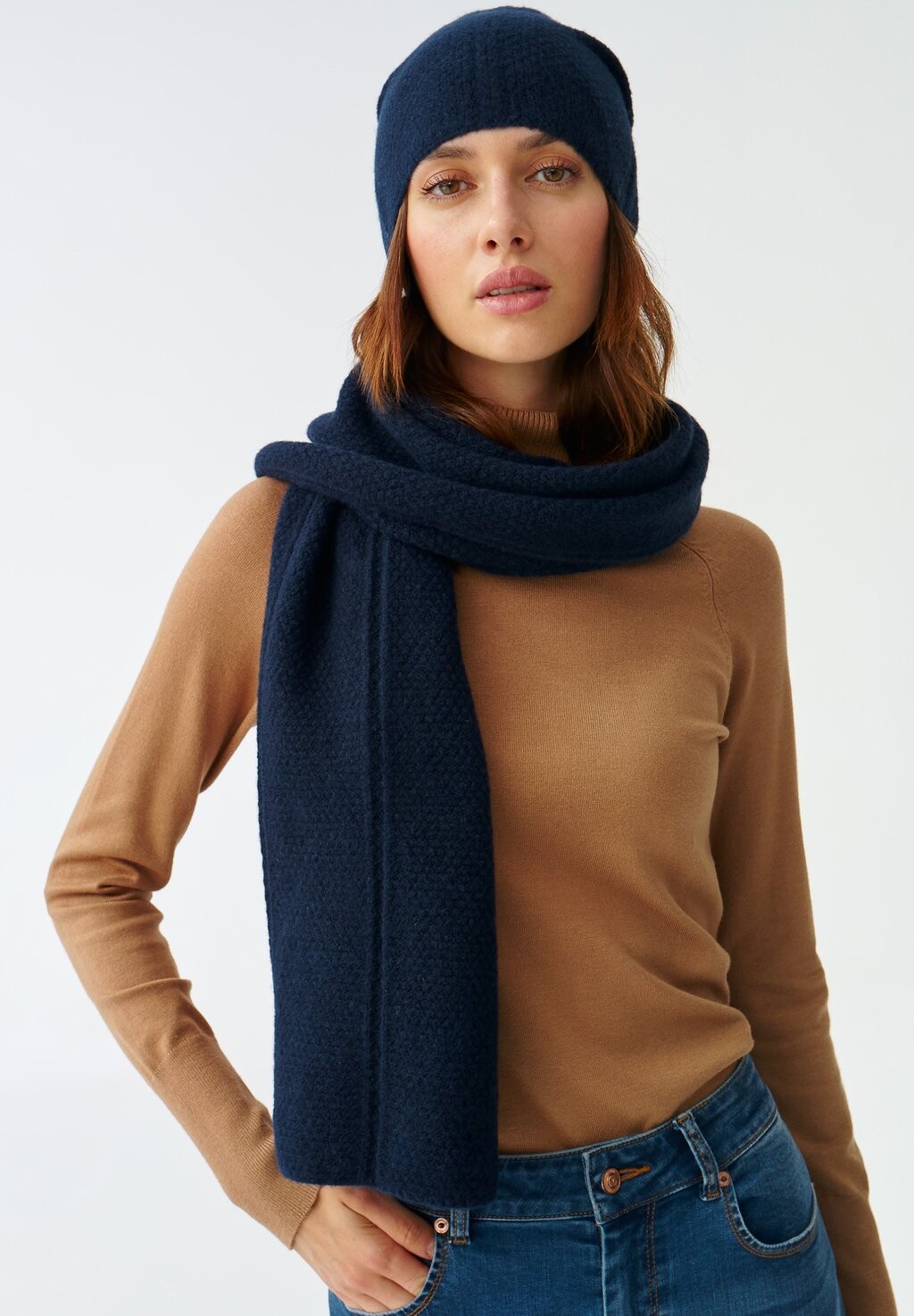

Шарф Mokar TATUUM, цвет navy blue