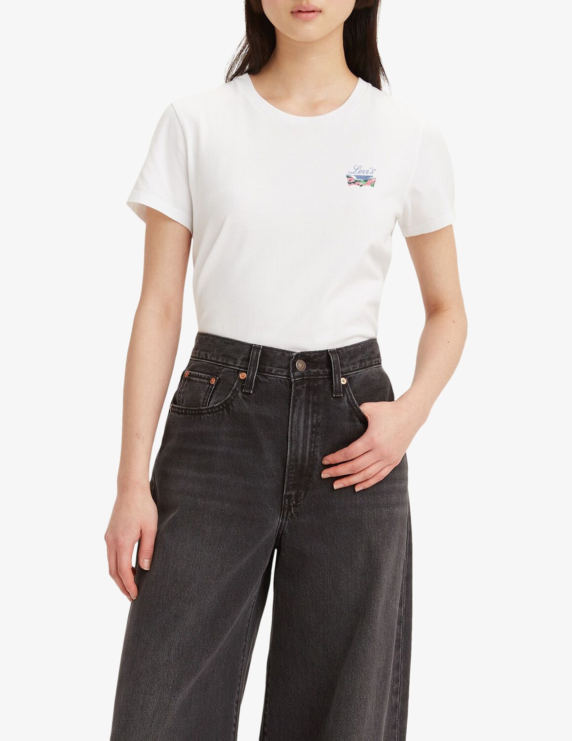 

Идеальная футболка Levi's, белый