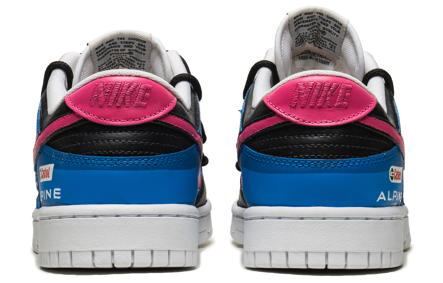 

Кроссовки Nike Skateboarding Shoes Men Low-top Black/Blue, черный