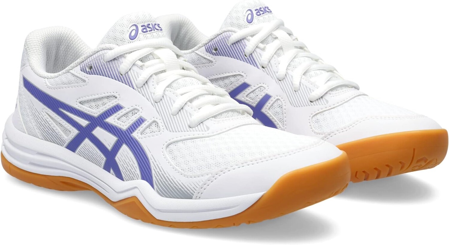 

Кроссовки Upcourt 5 Volleyball Shoe ASICS, цвет White/Blue Violet