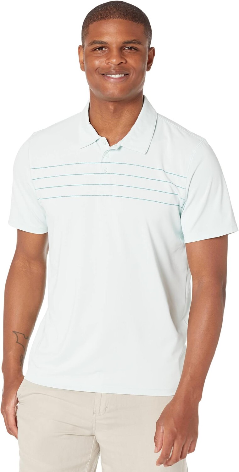 

Рубашка-поло Fore Stripe Performance Polo The Normal Brand, цвет Seaglass