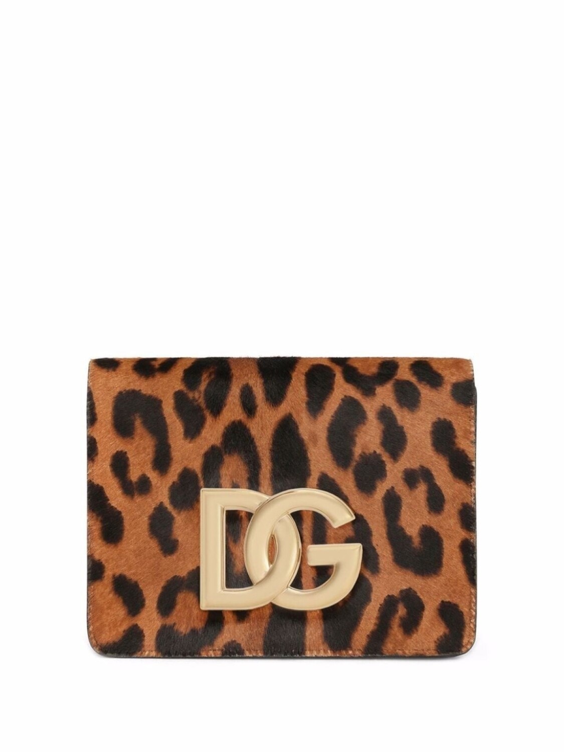 

Dolce & Gabbana сумка через плечо с леопардовым принтом, коричневый