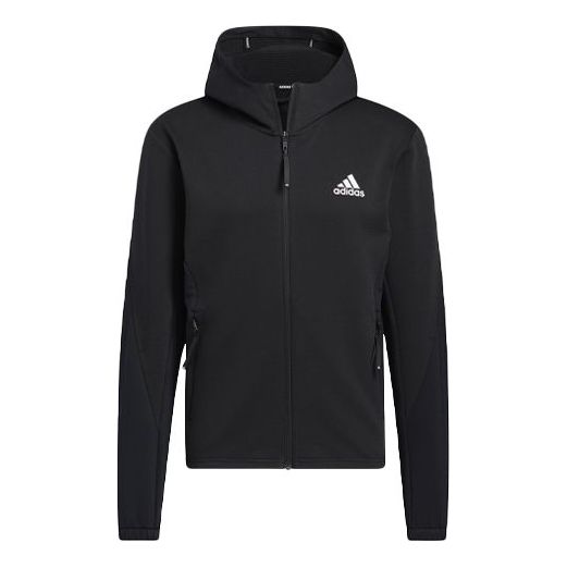 Куртка adidas Logo Printing Loose Hooded Jacket Black, черный