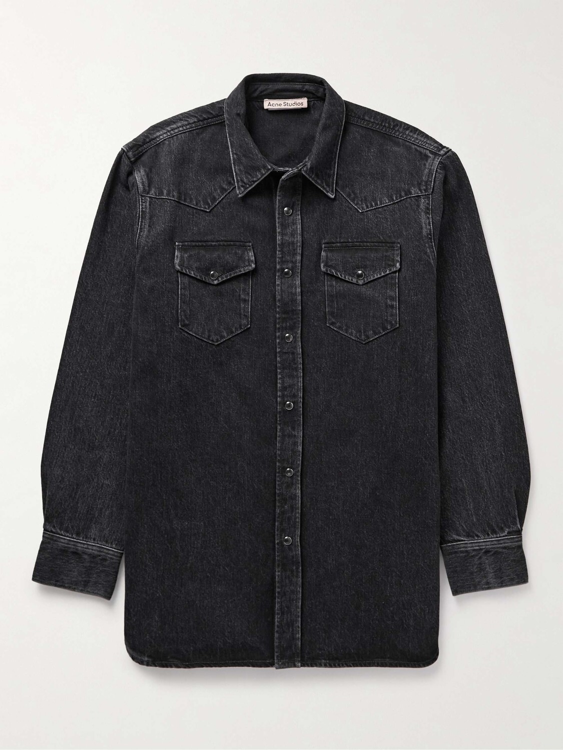 

джинсовая рубашка Karty ACNE STUDIOS, черный