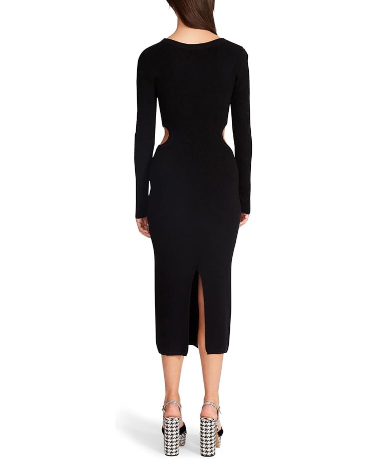 

Платье Betsey Johnson Sweater Knit Midi Dress w/ Cutout Sides, черный