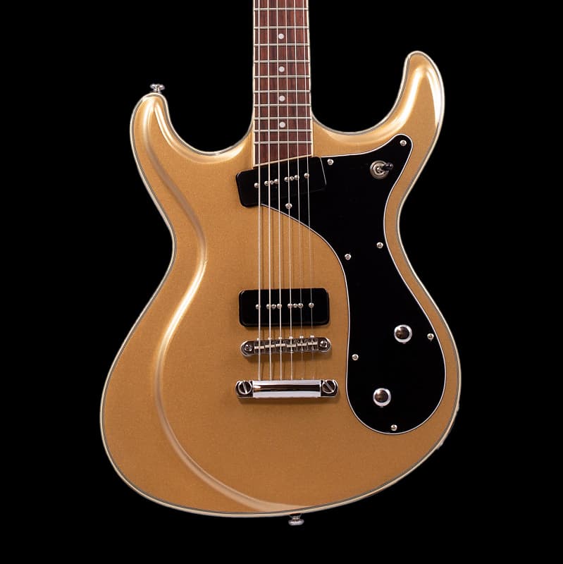 Электрогитара Eastwood Sidejack Baritone 20th Anniversary Limited Guitar Metallic Gold
