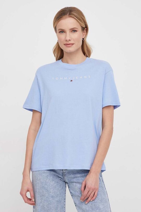 

Хлопковая футболка Tommy Jeans, синий