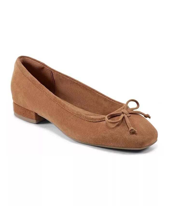 

Женские балетки без шнуровки Sadie с квадратным носком Rockport, коричневый