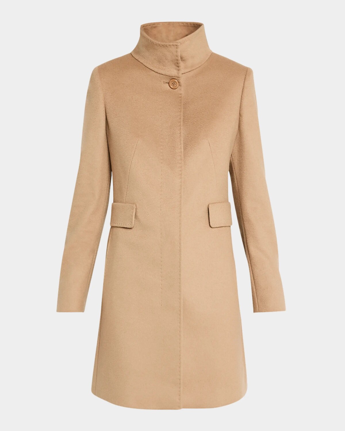 

Пальто Agnese Pick Stitch из натуральной шерсти Max Mara Studio, цвет Camel