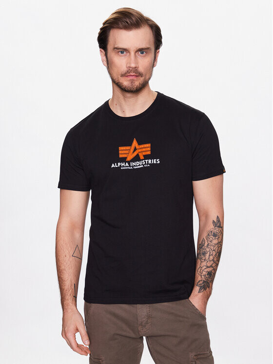 

Футболка стандартного кроя Alpha Industries, черный
