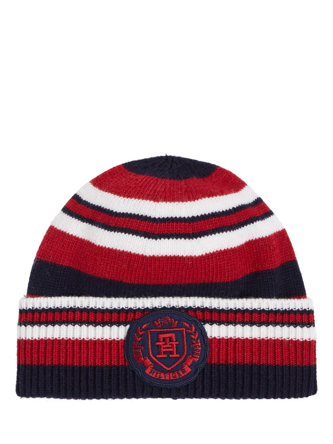 

Шапка-бини Tommy Hilfiger Modern в полоску, красный/белый/синий