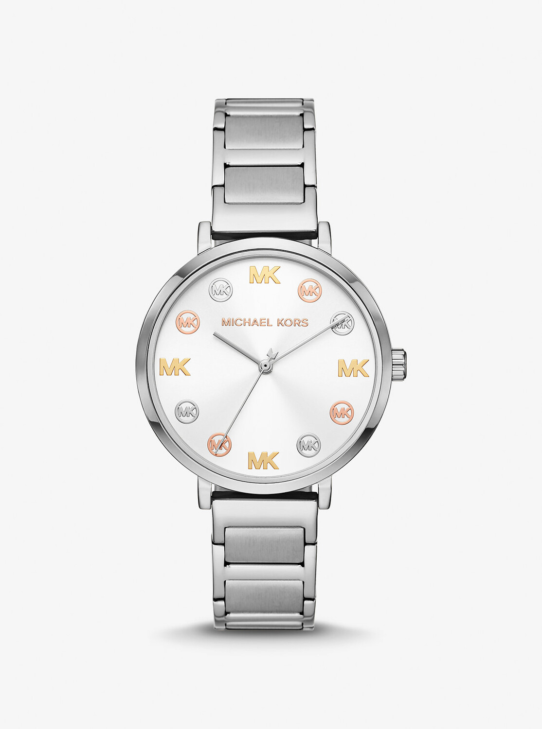 

Серебристые часы Addyson Michael Kors, серебряный