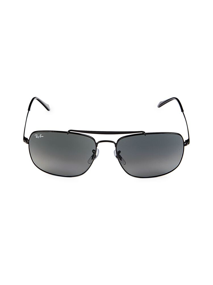 

Прямоугольные солнцезащитные очки RB3560 61MM Ray-Ban, черный