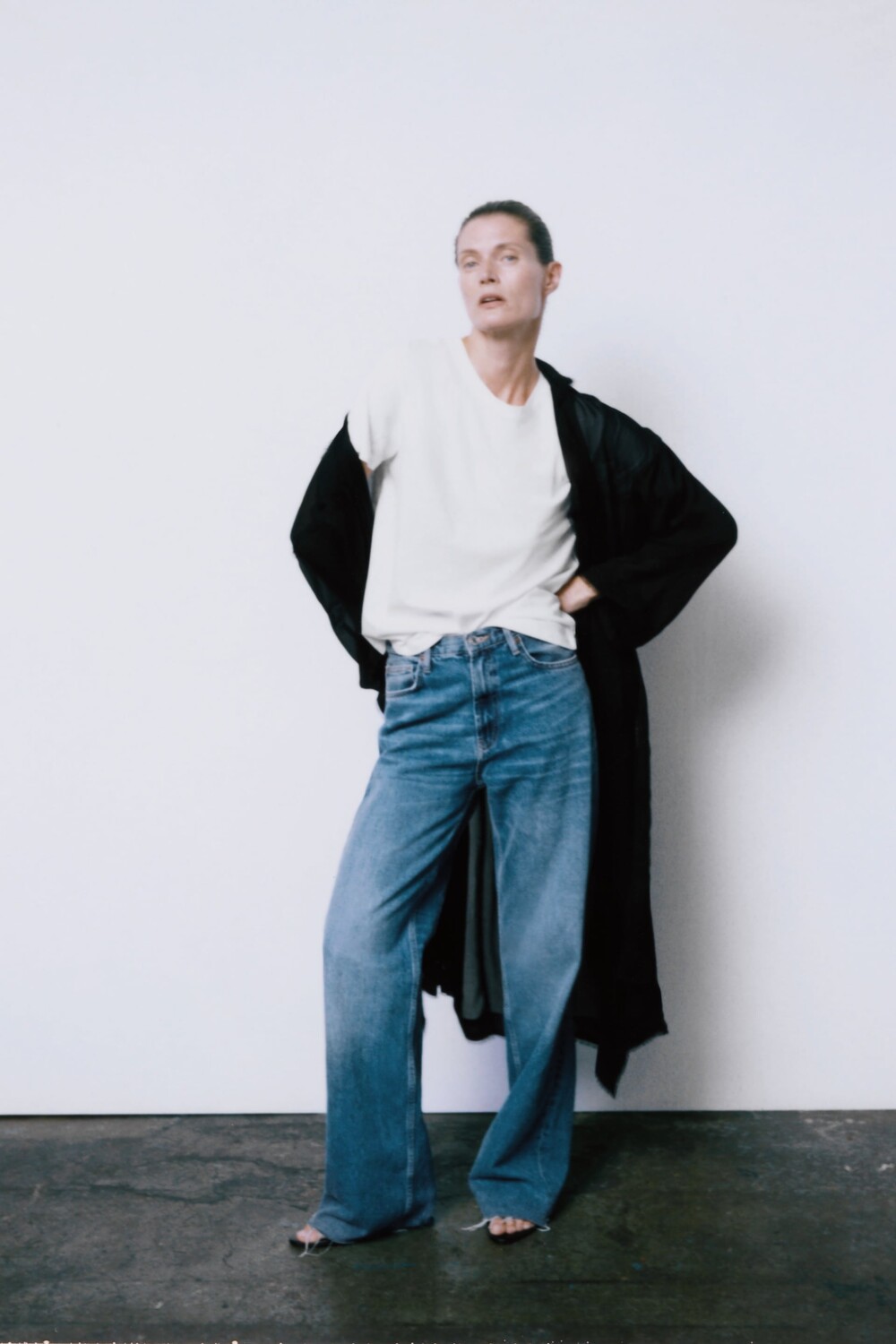 

Футболка с коротким рукавом Zara, белый