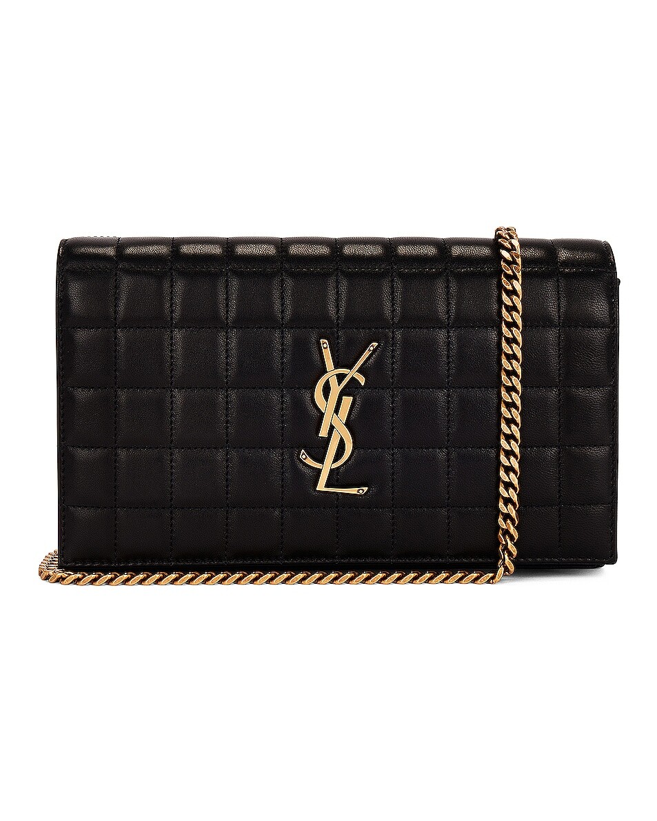 

Сумка Saint Laurent Cassandre Wallet On Chain, неро
