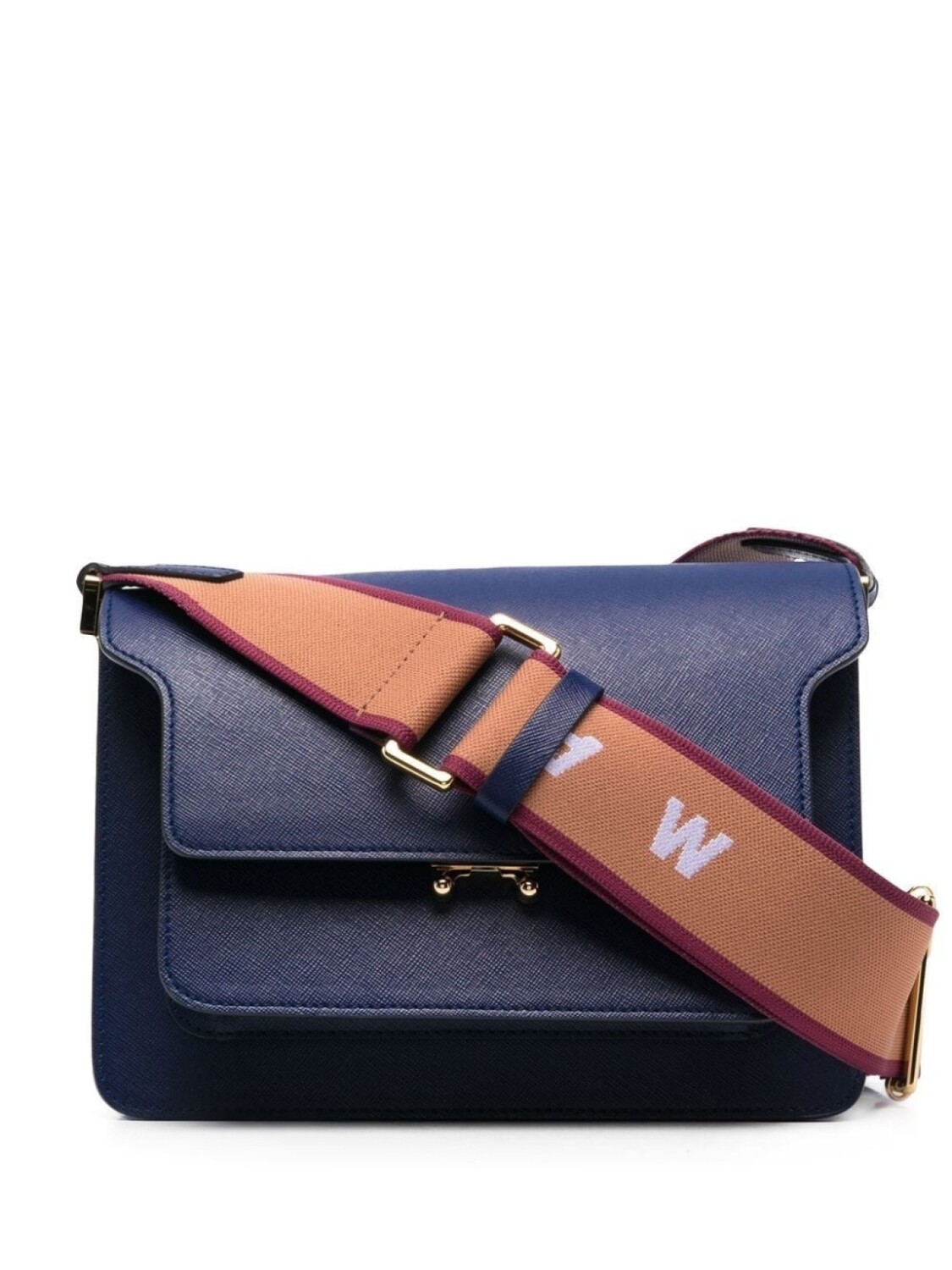 

Marni сумка на плечо Trunk, синий