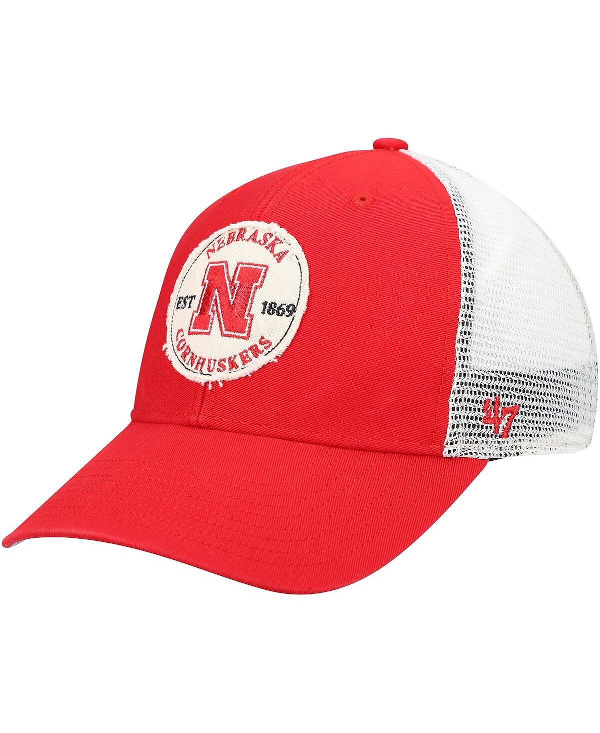 

Мужская кепка Snapback '47 Scarlet Nebraska Huskers Howell Mvp Trucker '47 Brand