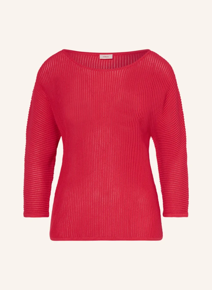 

Свитер с рукавами 3/4 S.Oliver Black Label, розовый