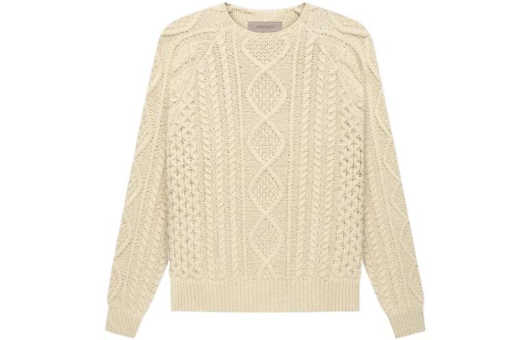

Fear of God Essentials FW22 Яичная скорлупа вязанной косой