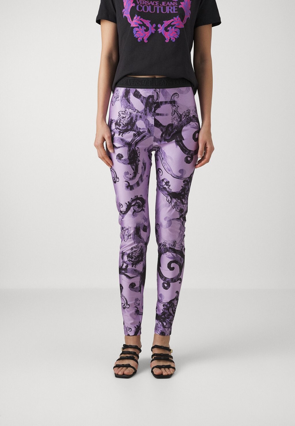 

Леггинсы TAPE Versace Jeans Couture, сирень
