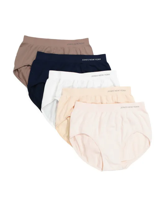 

5 шт. бесшовных трусов Jones Ny Signature Intimates, цвет Blush
