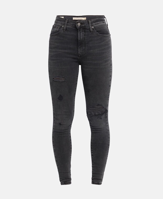 

Разрушенные джинсы Levi's, темно-серый