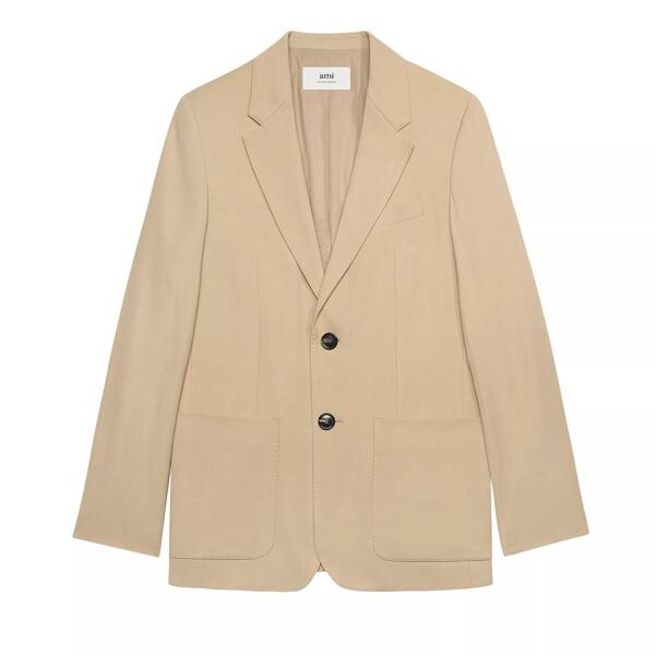 

Куртка two buttons jacket 265 champagne Ami Paris, бежевый