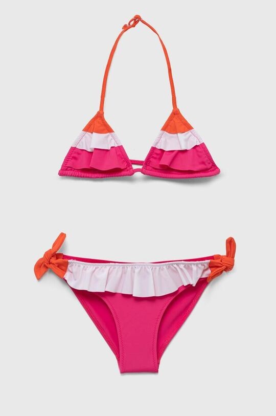 

Детский купальник из двух частей United Colors of Benetton, розовый