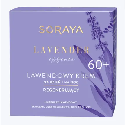 

Регенерирующий дневной и ночной крем Lavender Essence 60+ с маслом семян бархатного цветка, Soraya