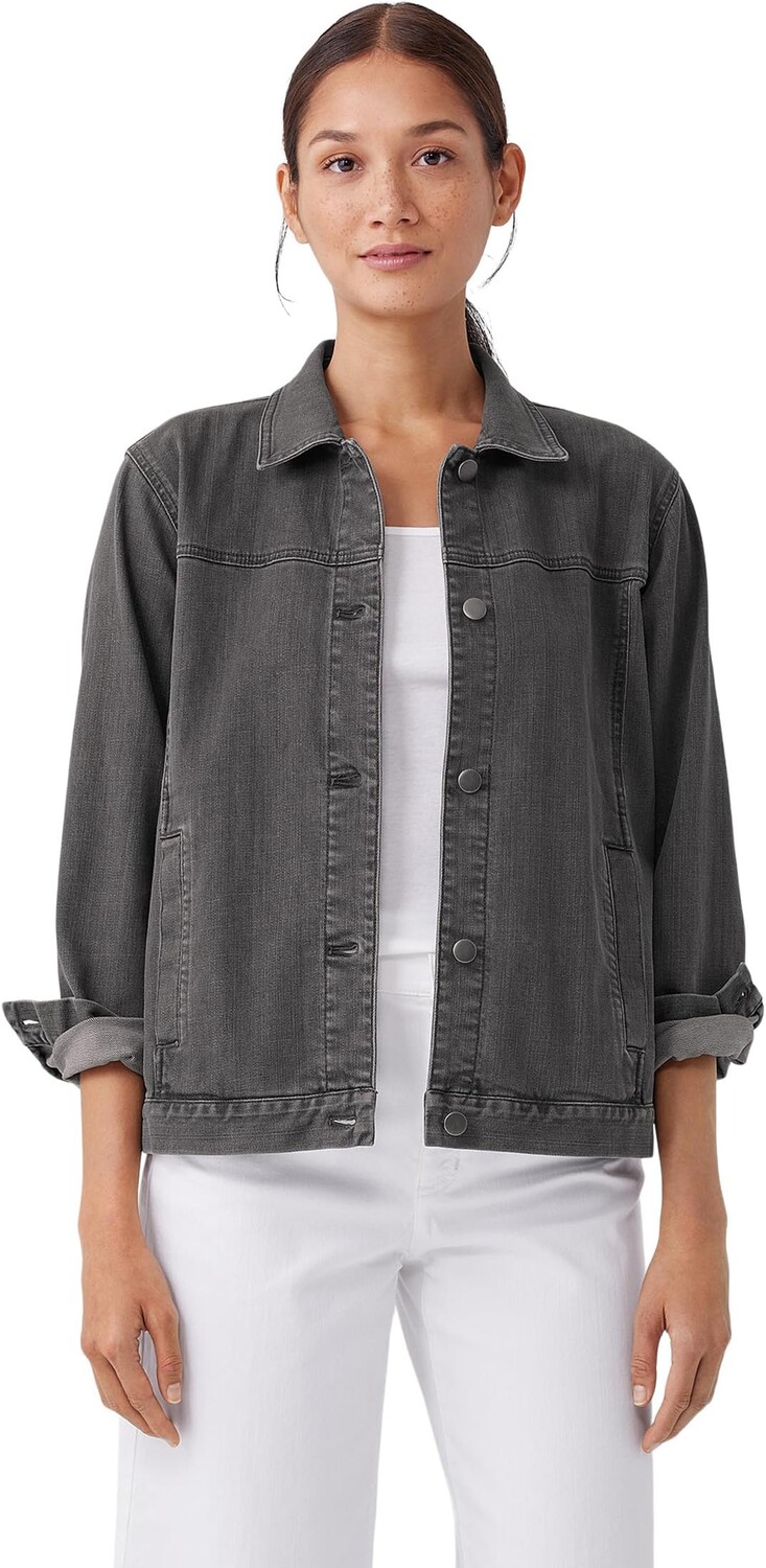 

Куртка Jean Jacket Eileen Fisher, цвет Carbon