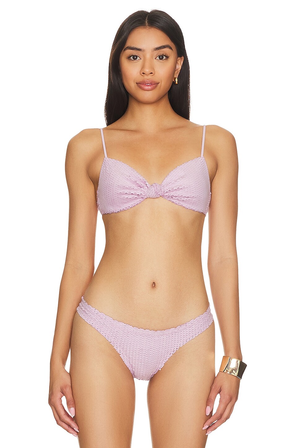 

Топ бикини Vix Swimwear Erin Knot, цвет Scales Grenadine
