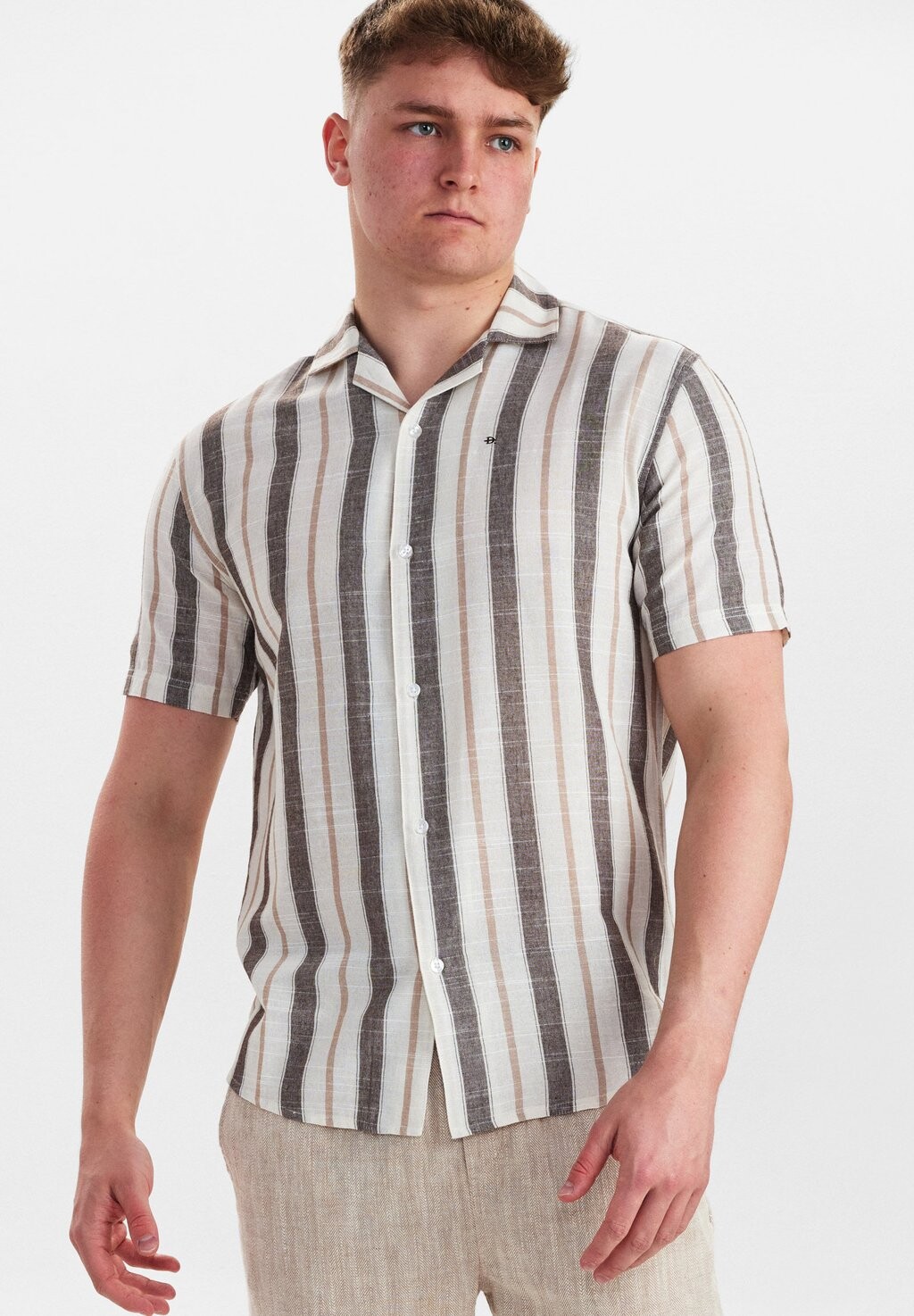 

Рубашка DX-EBERHARDT DXNMXRK, цвет dark brown