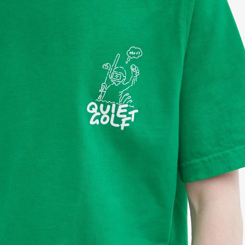

Quiet Golf Футболка с логотипом Sinker, зеленый