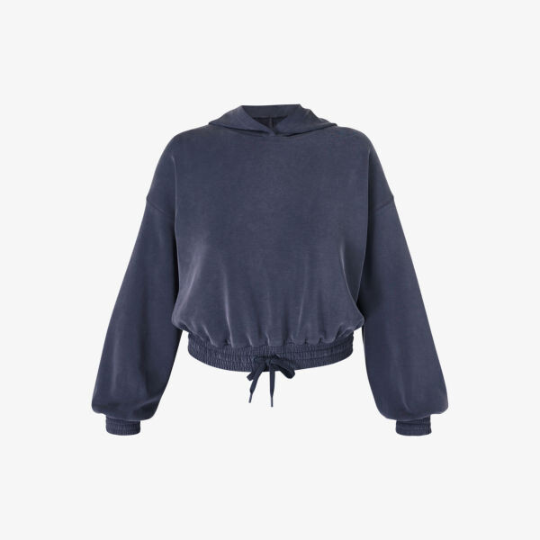 

Укороченная толстовка Sand Wash из эластичного переработанного полиэстера Sweaty Betty, темно-синий