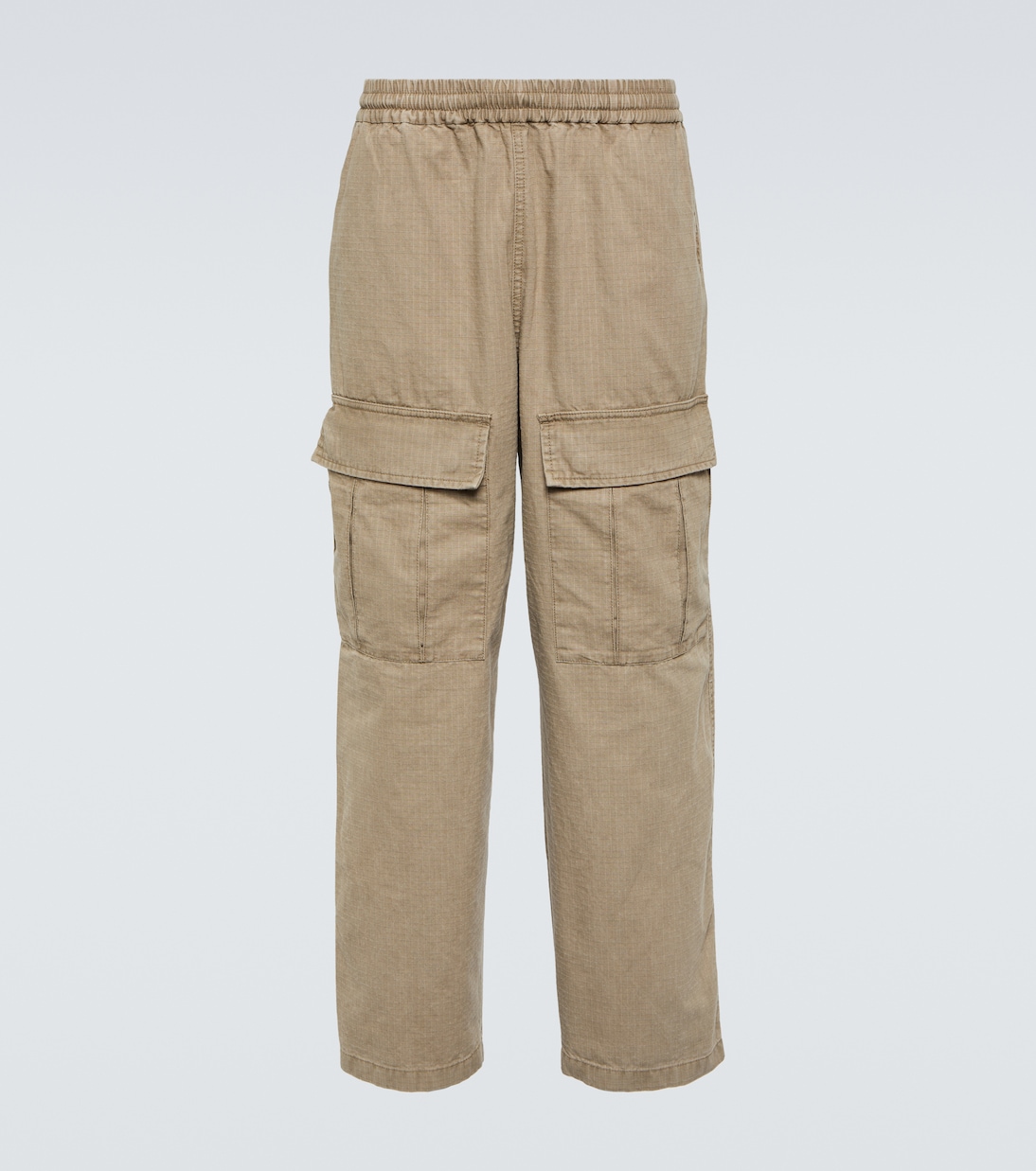 Хлопковые брюки-карго со средней посадкой Acne Studios, бежевый finn flare хлопковые мужские брюки со средней посадкой