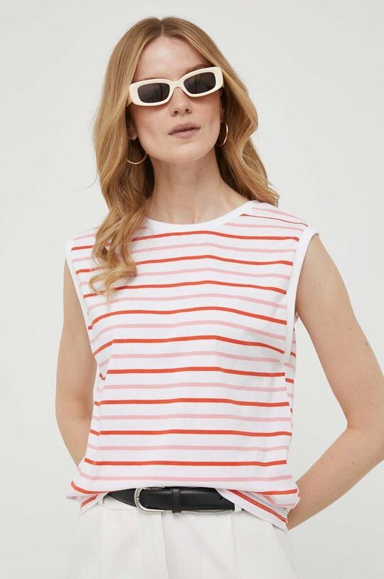 

Хлопковый топ United Colors of Benetton, розовый