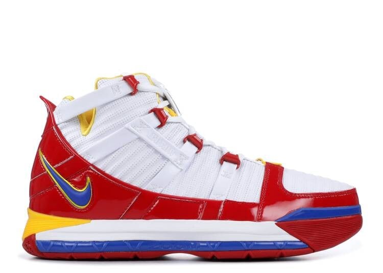 

Кроссовки Nike ZOOM LEBRON 3 'SUPERBRON', белый, Белый;серый